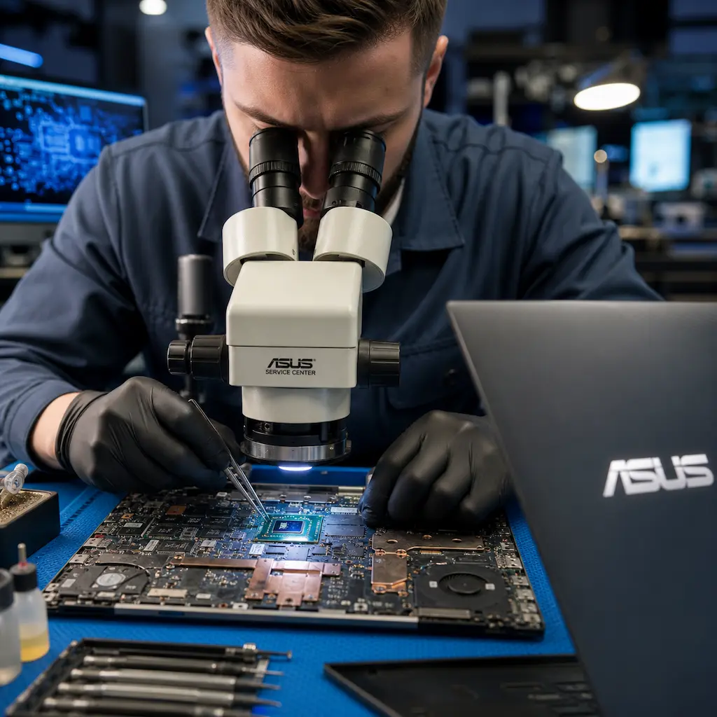 Замена видеокарты ноутбука Asus во Всеволожске