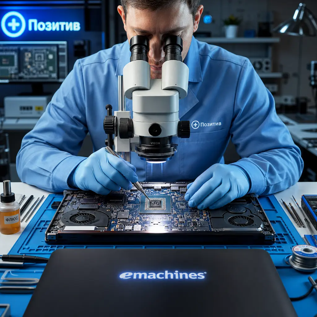 Замена видеокарты ноутбука Emachines во Всеволожске