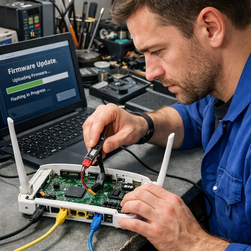 Обновление прошивки роутера во Всеволожске