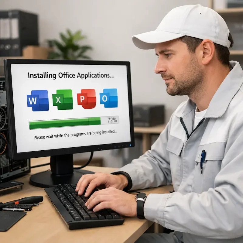 установка офисных программ на компьютер во Всеволожске