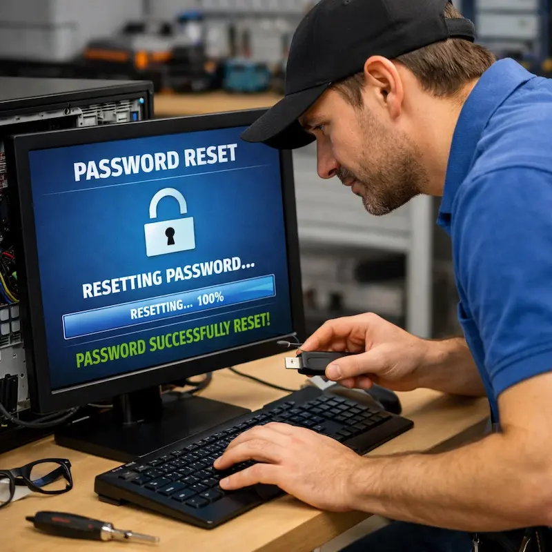 Сброс пароля от компьютера во Всеволожске