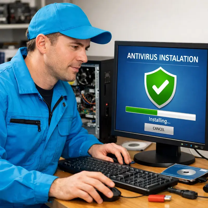 Установка антивируса на ноутбук во Всеволожске