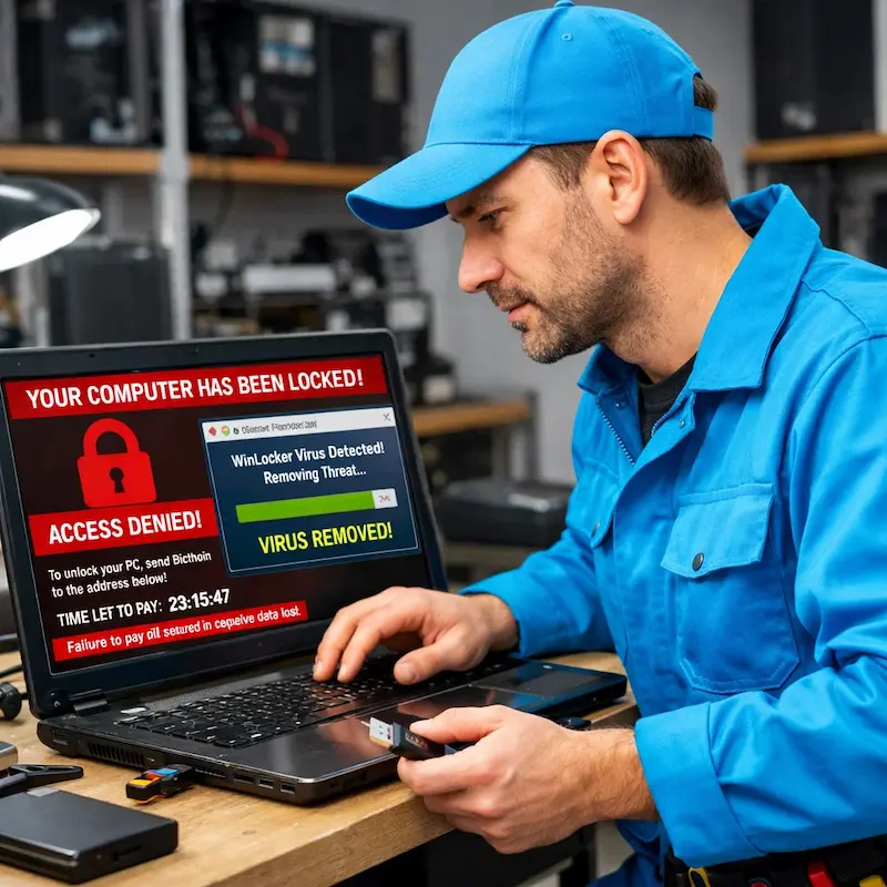 Поможем разблокировать компьютер и ноутбук во Всеволожске